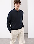 Pure Extra Fine Merino Wool Polo Shirt