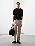 Pure Extra Fine Merino Wool Knitted Polo Shirt
