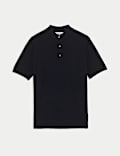 Pure Extra Fine Merino Wool Knitted Polo Shirt