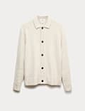 Cotton Blend Knitted Jacket