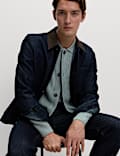 Cotton Blend Knitted Jacket