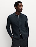 Cotton Blend Knitted Jacket