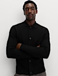 Cotton Blend Knitted Jacket