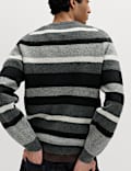 Supersoft Wide Stripe Crew Neck Jumper