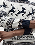 Pure Cotton Fair Isle Christmas Jumper