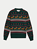 Pure Cotton Fair Isle Christmas Jumper