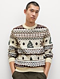 Fair Isle Crew Neck Christmas Jumper