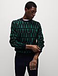 Pure Cotton Fair Isle Christmas Tree Jumper