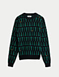 Pure Cotton Fair Isle Christmas Tree Jumper