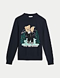 Pure Cotton Spencer Bear™ Christmas Jumper