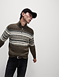 Fair Isle Half Zip Jumper
