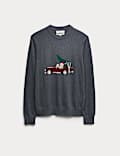 Pure Cotton Spencer Bear™ Crew Neck Jumper