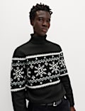 Snowflake Fair Isle Christmas Jumper