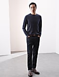 Pure Extra Fine Merino Wool Crew Neck Jumper