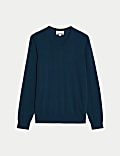 Πουλόβερ με λαιμόκοψη V από μαλλί Merino Extra Fine