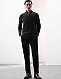 Pure Extra Fine Merino Wool Half Zip Jumper