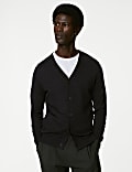 Pure Extra Fine Merino Wool V-Neck Cardigan