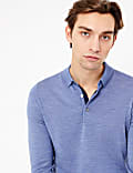 Pure Merino Wool Knitted Polo Shirt