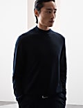 Pure Extra Fine Merino Wool High Neck Jumper