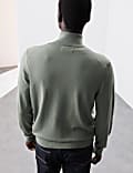 Pure Extra Fine Merino Wool Zip Up Jumper