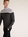Pull 100&nbsp;% laine mérinos extra-fine à col roulé