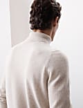 Pure Cashmere Roll Neck Jumper