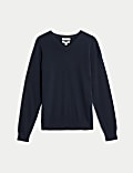 Pull 100 % cachemire à col en V