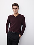 Pure Cashmere V-Neck Jumper