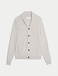 Pure Cashmere Shawl Collar Cardigan