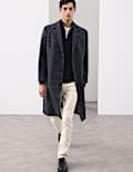 Pure Cashmere Textured Half Zip Jumper