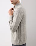 Pure Cashmere Half Zip Jumper