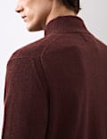 Pure Cashmere Half Zip Jumper