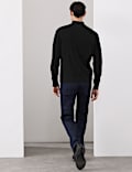 Pure Cashmere Half Zip Jumper