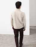 Pure Cashmere Roll Neck Jumper