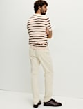 Cotton Rich Striped Knitted T-Shirt