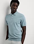 Cotton Rich Knitted Polo Shirt