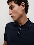Cotton Rich Knitted Polo Shirt