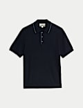 Cotton Rich Knitted Polo Shirt