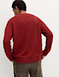 Lambswool Blend Chunky Crew Neck Jumper