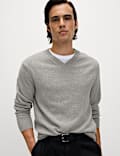 Pure Lambswool V-Neck Jumper