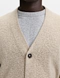 Lambswool Blend V-Neck Cardigan