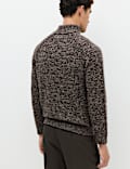 Lambswool Blend Regular Fit Half Zip Jumper