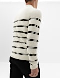 Cotton Rich Half Zip Knitted Polo Shirt