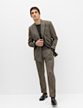 Cotton Blend Crew Neck Smart Jumper