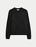 Textured Crew Neck Jumper