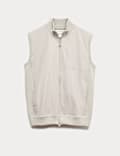Two Fabric Performance Knitted Gilet