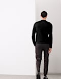 Milano Knit Relaxed Half Zip Polo Shirt