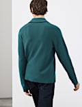 Milano-Knit Extended Funnel Neck Half Zip Jumper