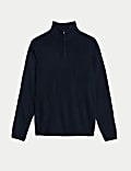 Pull en Cashmilon™ à col montant zippé