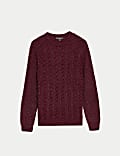 Supersoft Chunky Cable Crew Neck Jumper